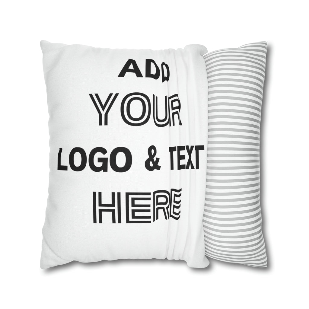 Personalizable Polyester Square Pillow