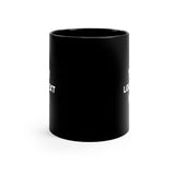 Personalized Black Coffee Mug, 11oz